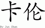 Karen的中文拼写