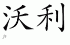 Wally的中文拼写