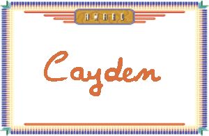 CaydenдӢ