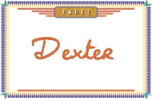 Dexter的手写英文