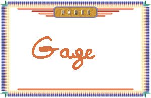 GageдӢ