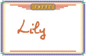 Lily的手写英文