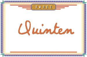 QuintenдӢ